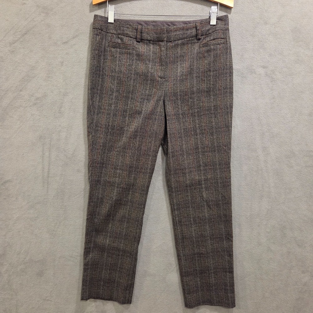 Plaid Dress Pants‎ Women's Size 8 Petite Career Office Business Professional